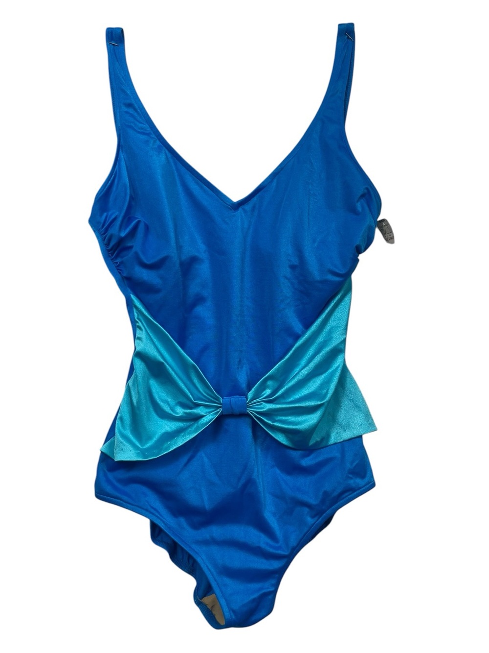 VTG Sirena Swimsuit 16 Blue Teal NWT 80s Bathing Suit Beach Coastal